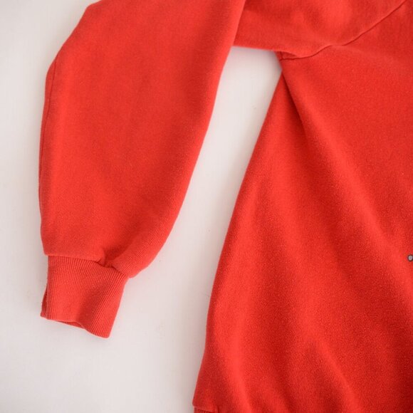 Vintage Red Christmas Crew Rudolph Dino Festive Holiday Ugly Sweater Large - Picture 8 of 11